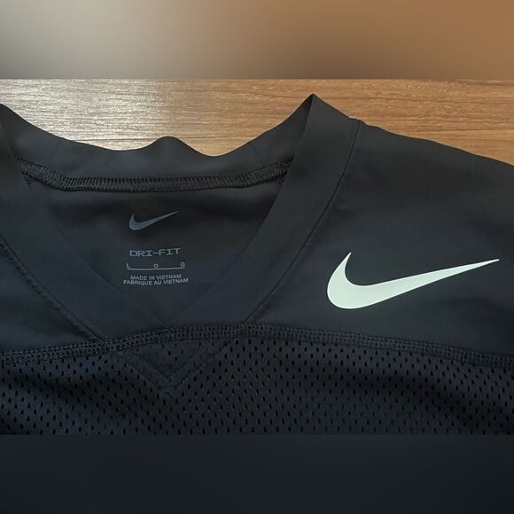 Nike Mesh Flag Football Jersey Youth Boy's Large Black - Picture 3 of 4